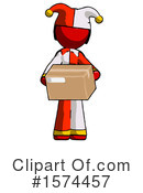 Red Design Mascot Clipart #1574457 by Leo Blanchette