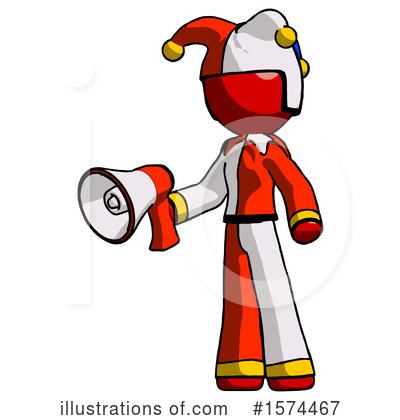 Royalty-Free (RF) Red Design Mascot Clipart Illustration by Leo Blanchette - Stock Sample #1574467