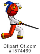 Red Design Mascot Clipart #1574469 by Leo Blanchette