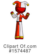 Red Design Mascot Clipart #1574487 by Leo Blanchette