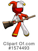 Red Design Mascot Clipart #1574493 by Leo Blanchette