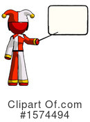 Red Design Mascot Clipart #1574494 by Leo Blanchette