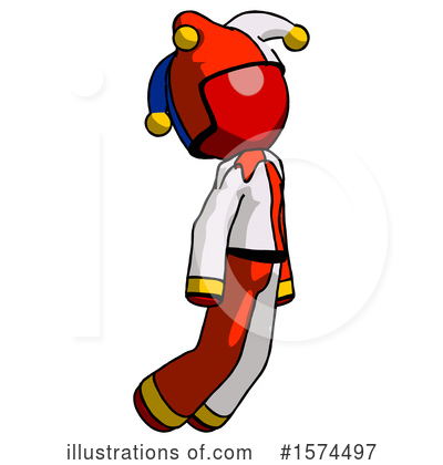 Royalty-Free (RF) Red Design Mascot Clipart Illustration by Leo Blanchette - Stock Sample #1574497
