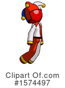 Red Design Mascot Clipart #1574497 by Leo Blanchette