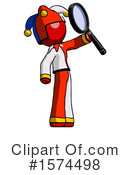 Red Design Mascot Clipart #1574498 by Leo Blanchette