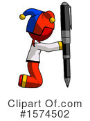 Red Design Mascot Clipart #1574502 by Leo Blanchette