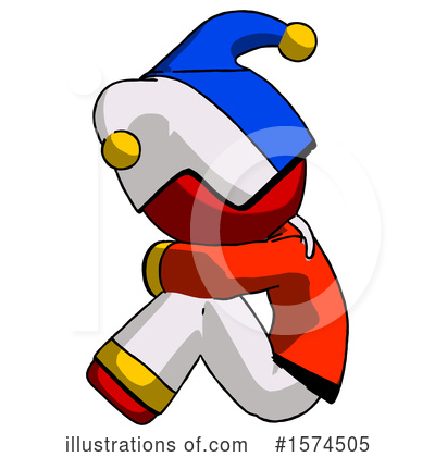 Royalty-Free (RF) Red Design Mascot Clipart Illustration by Leo Blanchette - Stock Sample #1574505