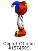 Red Design Mascot Clipart #1574509 by Leo Blanchette