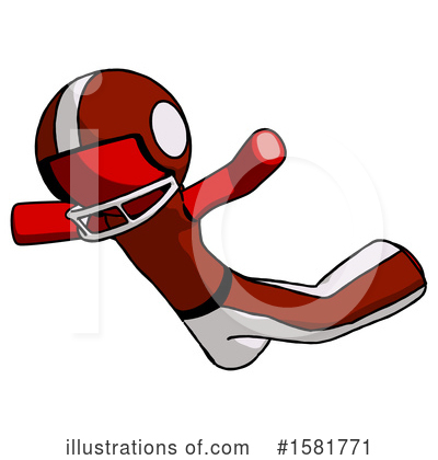 Royalty-Free (RF) Red Design Mascot Clipart Illustration by Leo Blanchette - Stock Sample #1581771