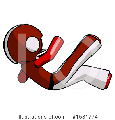 Royalty-Free (RF) Red Design Mascot Clipart Illustration by Leo Blanchette - Stock Sample #1581774