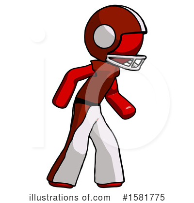Royalty-Free (RF) Red Design Mascot Clipart Illustration by Leo Blanchette - Stock Sample #1581775
