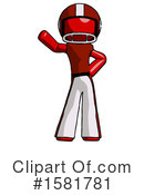 Red Design Mascot Clipart #1581781 by Leo Blanchette