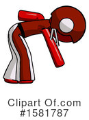 Red Design Mascot Clipart #1581787 by Leo Blanchette