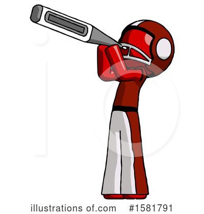 Royalty-Free (RF) Red Design Mascot Clipart Illustration by Leo Blanchette - Stock Sample #1581791