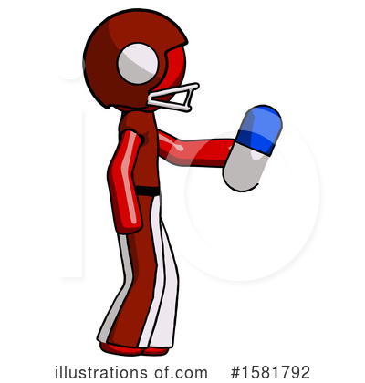 Royalty-Free (RF) Red Design Mascot Clipart Illustration by Leo Blanchette - Stock Sample #1581792