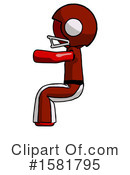 Red Design Mascot Clipart #1581795 by Leo Blanchette