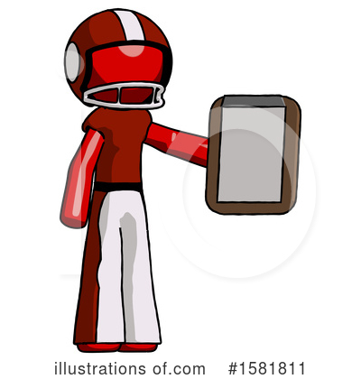 Royalty-Free (RF) Red Design Mascot Clipart Illustration by Leo Blanchette - Stock Sample #1581811