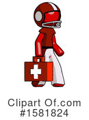 Red Design Mascot Clipart #1581824 by Leo Blanchette