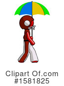 Red Design Mascot Clipart #1581825 by Leo Blanchette