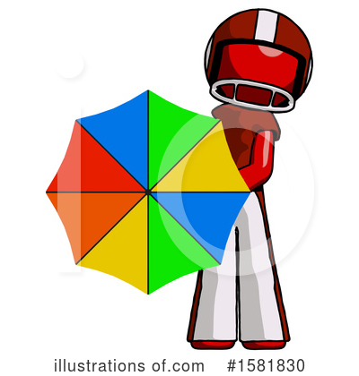 Royalty-Free (RF) Red Design Mascot Clipart Illustration by Leo Blanchette - Stock Sample #1581830