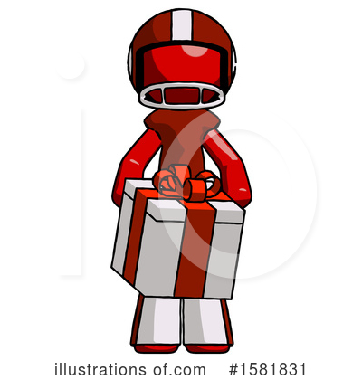 Royalty-Free (RF) Red Design Mascot Clipart Illustration by Leo Blanchette - Stock Sample #1581831