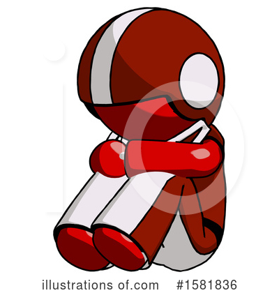 Royalty-Free (RF) Red Design Mascot Clipart Illustration by Leo Blanchette - Stock Sample #1581836