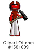Red Design Mascot Clipart #1581839 by Leo Blanchette