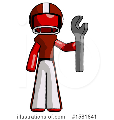 Royalty-Free (RF) Red Design Mascot Clipart Illustration by Leo Blanchette - Stock Sample #1581841
