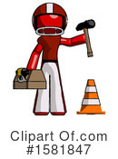 Red Design Mascot Clipart #1581847 by Leo Blanchette