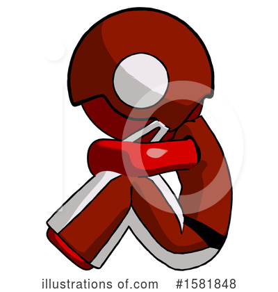Royalty-Free (RF) Red Design Mascot Clipart Illustration by Leo Blanchette - Stock Sample #1581848