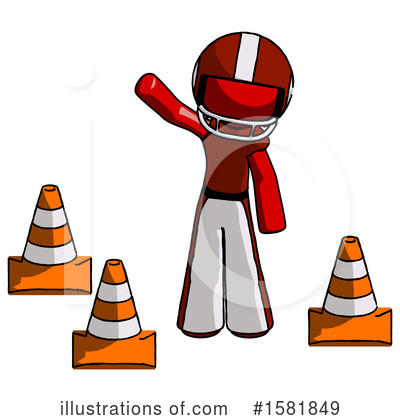 Royalty-Free (RF) Red Design Mascot Clipart Illustration by Leo Blanchette - Stock Sample #1581849