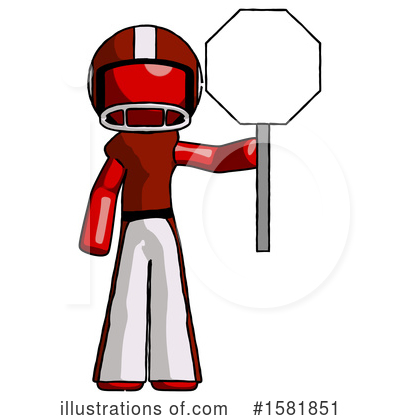 Royalty-Free (RF) Red Design Mascot Clipart Illustration by Leo Blanchette - Stock Sample #1581851