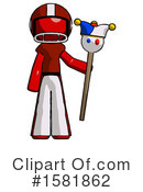 Red Design Mascot Clipart #1581862 by Leo Blanchette