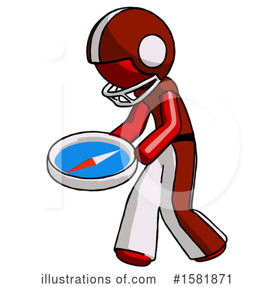 Royalty-Free (RF) Red Design Mascot Clipart Illustration by Leo Blanchette - Stock Sample #1581871
