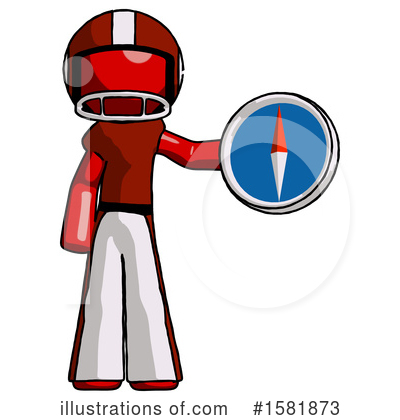 Royalty-Free (RF) Red Design Mascot Clipart Illustration by Leo Blanchette - Stock Sample #1581873