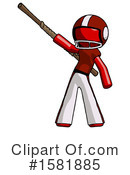 Red Design Mascot Clipart #1581885 by Leo Blanchette