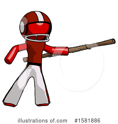 Royalty-Free (RF) Red Design Mascot Clipart Illustration by Leo Blanchette - Stock Sample #1581886