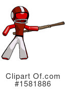 Red Design Mascot Clipart #1581886 by Leo Blanchette