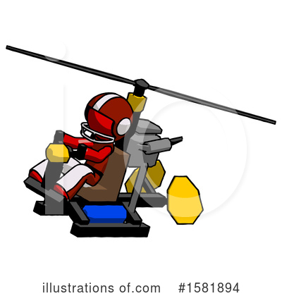 Royalty-Free (RF) Red Design Mascot Clipart Illustration by Leo Blanchette - Stock Sample #1581894