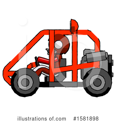 Royalty-Free (RF) Red Design Mascot Clipart Illustration by Leo Blanchette - Stock Sample #1581898