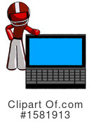 Red Design Mascot Clipart #1581913 by Leo Blanchette