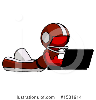 Royalty-Free (RF) Red Design Mascot Clipart Illustration by Leo Blanchette - Stock Sample #1581914