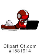 Red Design Mascot Clipart #1581914 by Leo Blanchette