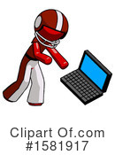 Red Design Mascot Clipart #1581917 by Leo Blanchette