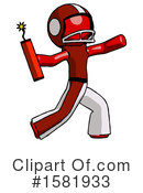 Red Design Mascot Clipart #1581933 by Leo Blanchette