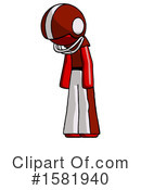 Red Design Mascot Clipart #1581940 by Leo Blanchette