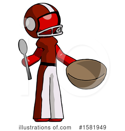 Royalty-Free (RF) Red Design Mascot Clipart Illustration by Leo Blanchette - Stock Sample #1581949