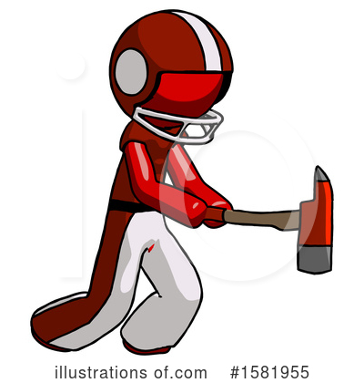 Royalty-Free (RF) Red Design Mascot Clipart Illustration by Leo Blanchette - Stock Sample #1581955