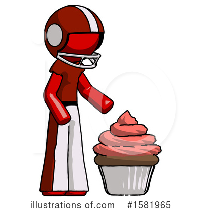 Royalty-Free (RF) Red Design Mascot Clipart Illustration by Leo Blanchette - Stock Sample #1581965