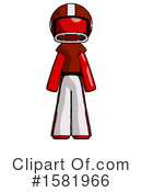 Red Design Mascot Clipart #1581966 by Leo Blanchette